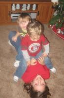 Wrestling with Keaton and Sis